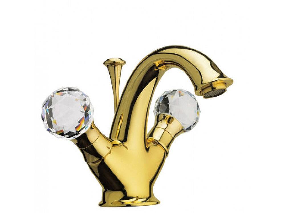 Karenina Lavabo Bataryası, Altın, Swarovskili - 1