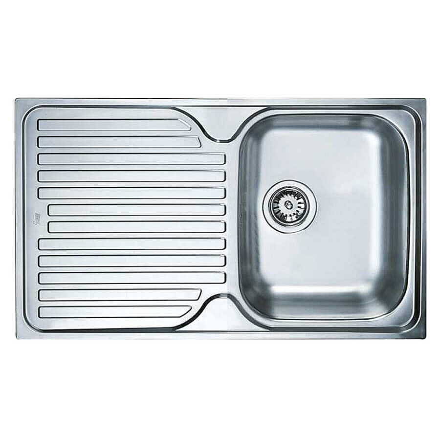 Teka 40109051 Princess 50 B Eviye, Paslanmaz Çelik, Sol Damlalıklı - 1