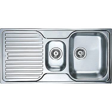Teka 40109146 Princess 60 B Eviye, Paslanmaz Çelik, Sol Damlalıklı - 1